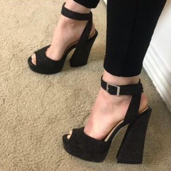 Urban Outfitters Shoes - Illusion Sky High Block Chunky Heel Platform